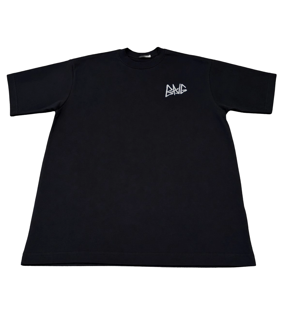 T-Shirt Brodé Noir face